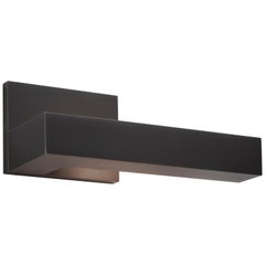 HOLLY HUNT Right Facing Bar Wall Sconce in Medium Bronze Patinated Finish