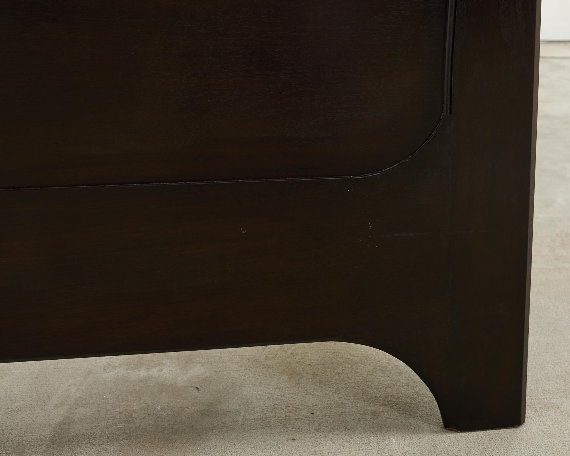 Holly Hunt Sorraia Queen Size Walnut Canopy Bed For Sale 9