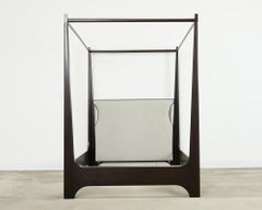 Holly Hunt Sorraia Queen Size Walnut Canopy Bed