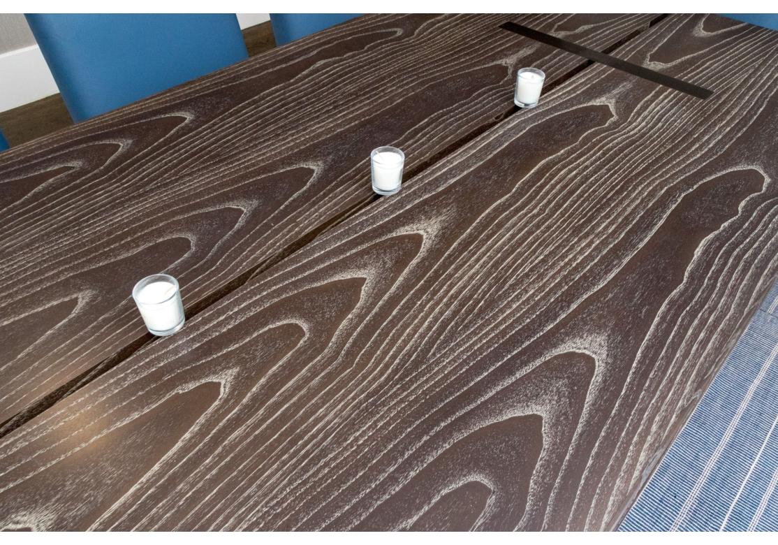 Américain HOLLY HUNT Table à manger divisée en vente