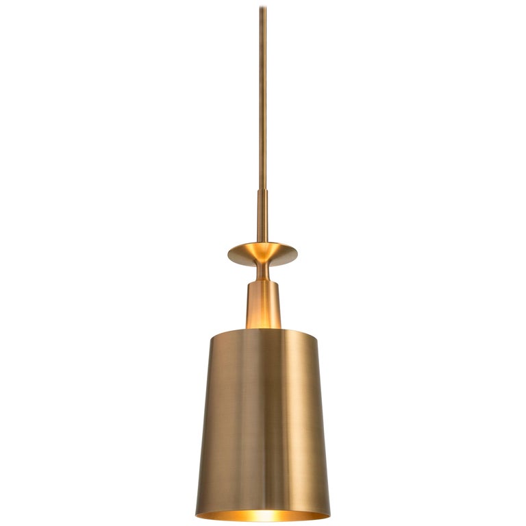HOLLY HUNT Summit pendant with Golden Bronze Patina finish, new
