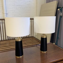 Holly Hunt Summit Table Lamps, a Pair