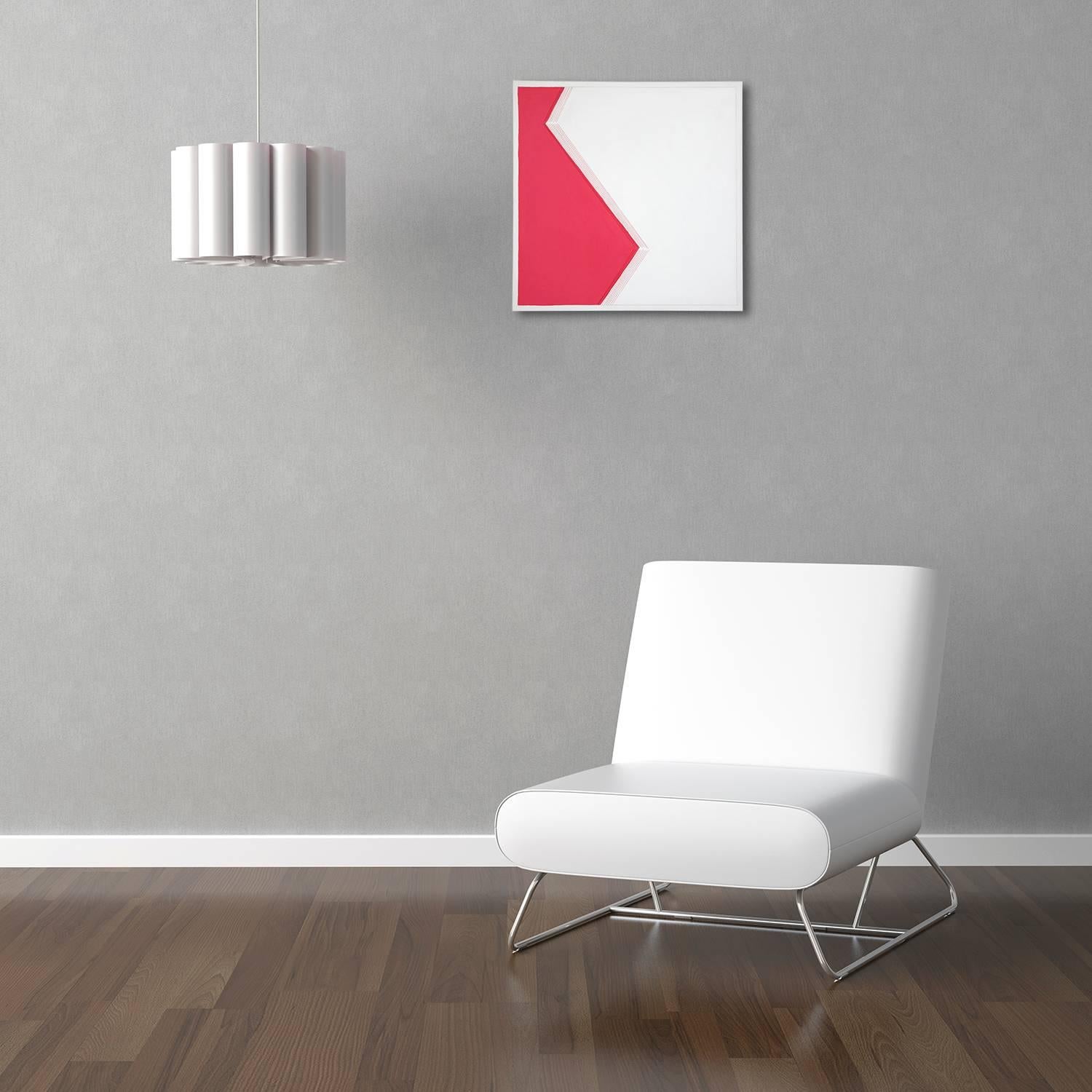 Curva 12 (pittura astratta) - Painting di Holly Miller