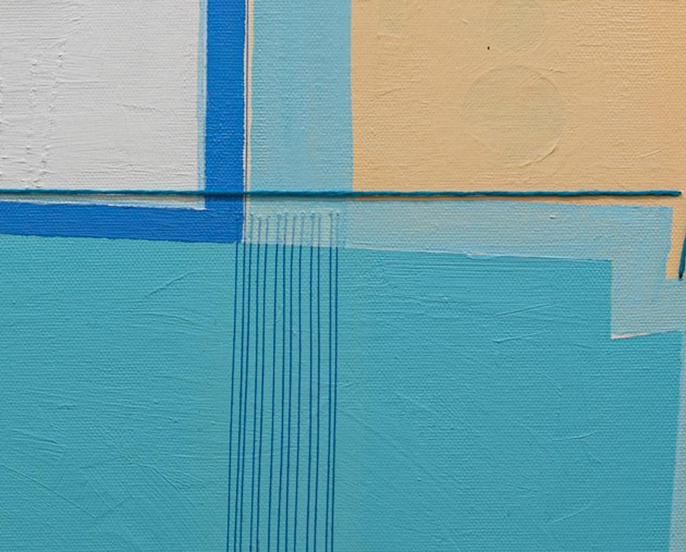 Molto nuvoloso 27° - Painting Astratto di Holly Miller