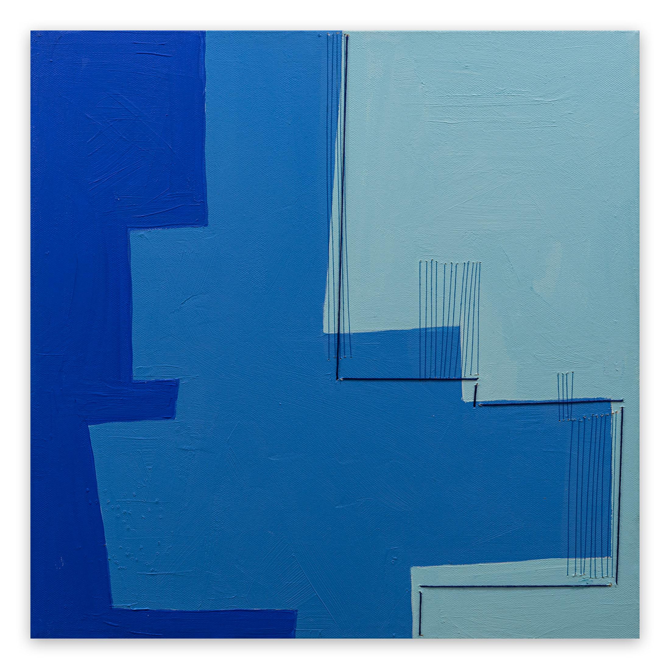 Holly Miller Abstract Painting – Teilweise bewölkt 39 (Abstraktes Gemälde)