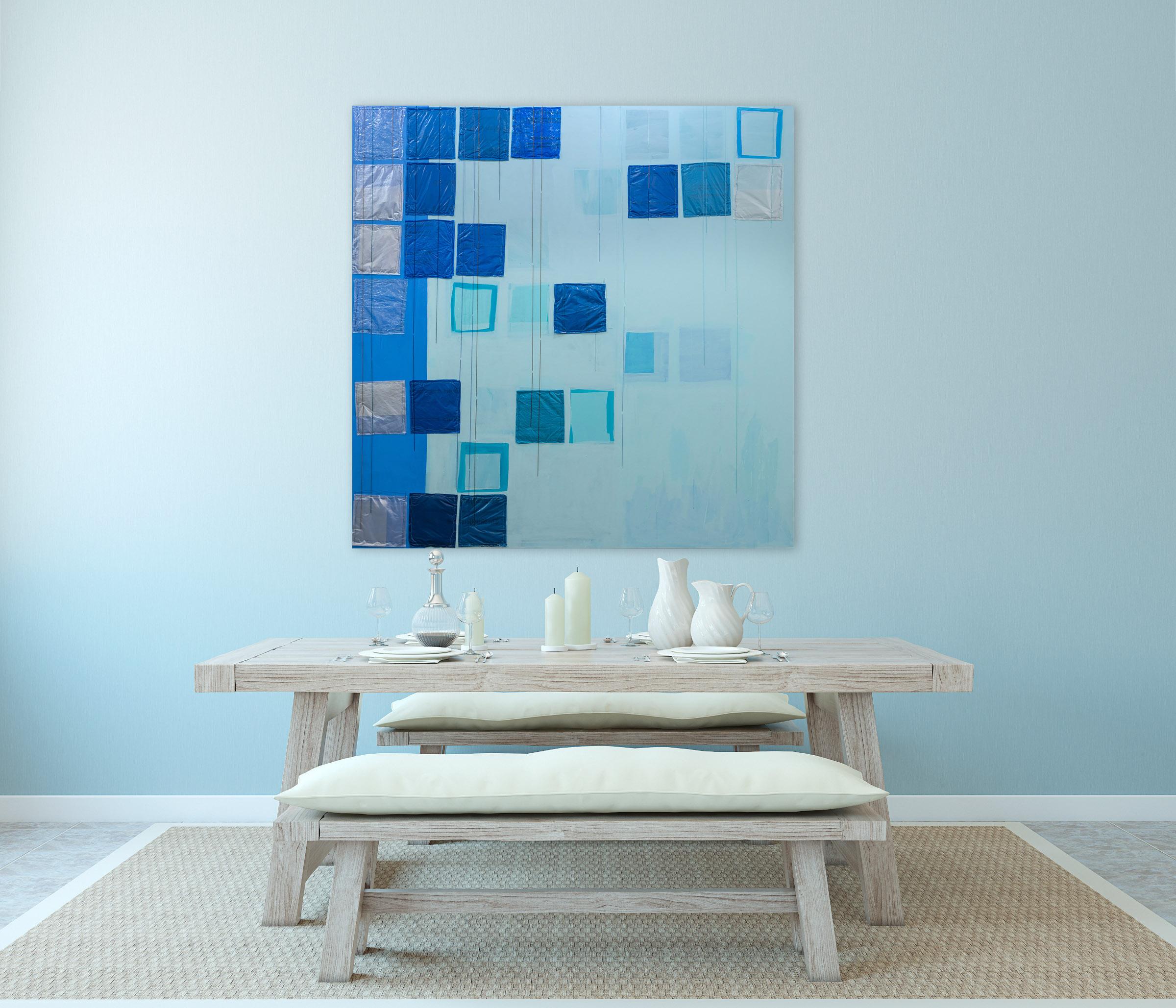 The Times (Pittura astratta) - Painting di Holly Miller