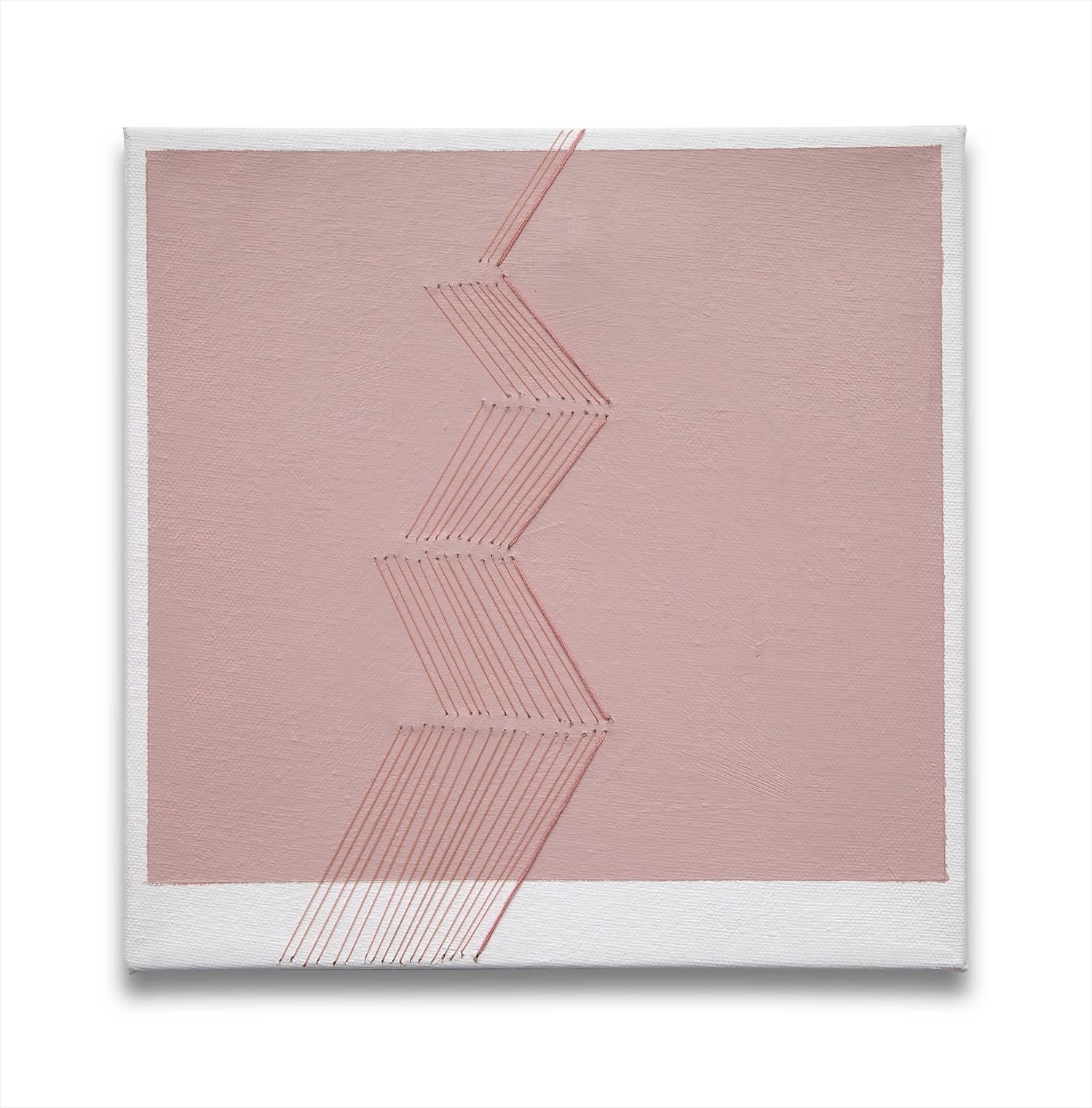 Twist 2 (Abstract Painting)

Acrylic, graphite and thread on canvas - Unframed

The threaded lines suggest a physical barrier that interrupts the shapes and stops them from connecting and at the same time a transparency is created that allows the