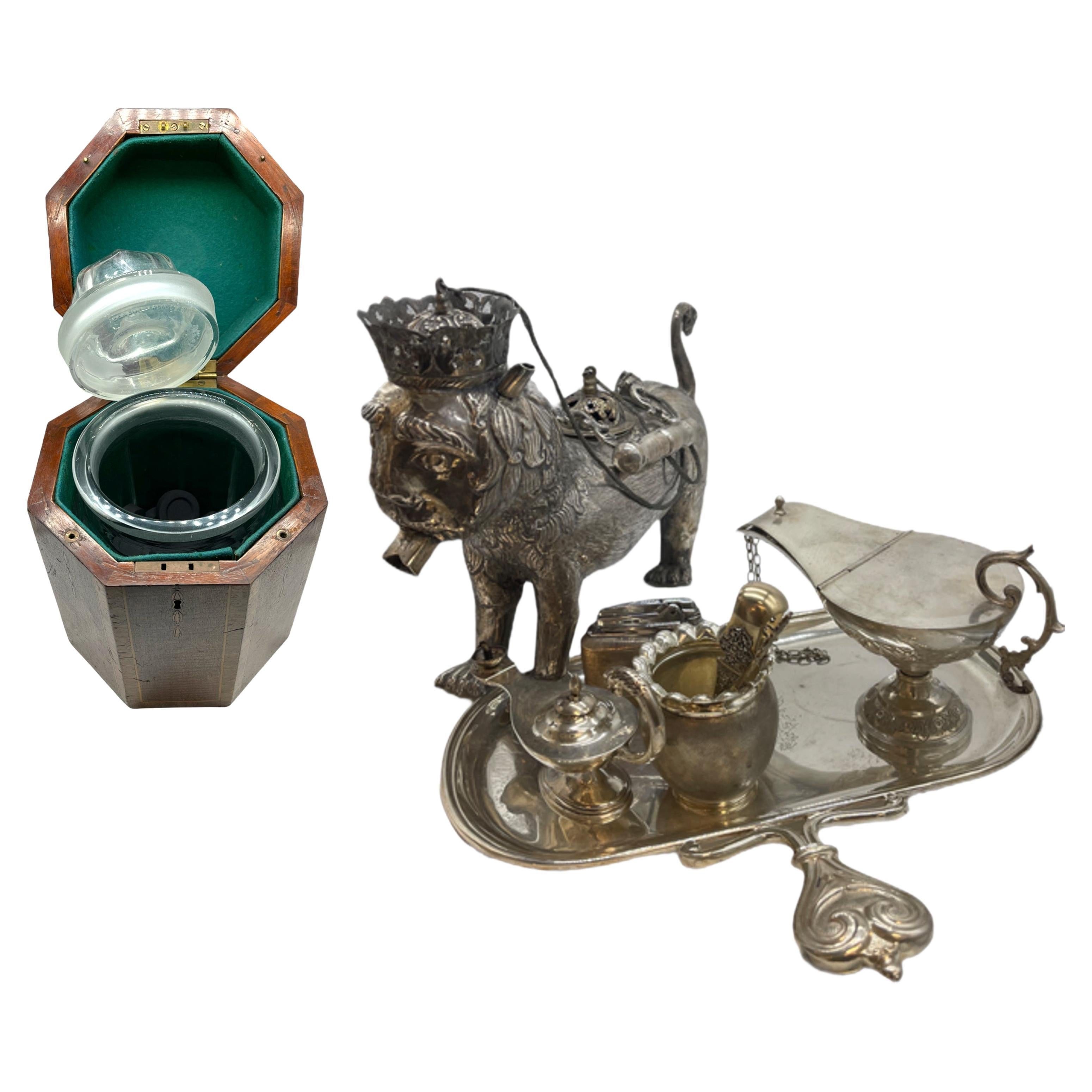 Sterling Silver Holly Smoke Collection Set from 19th Century - 20th Century