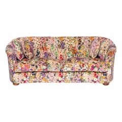 HOLLYHOCKS Velvet Vesper 3-Seater Sofa - Spring