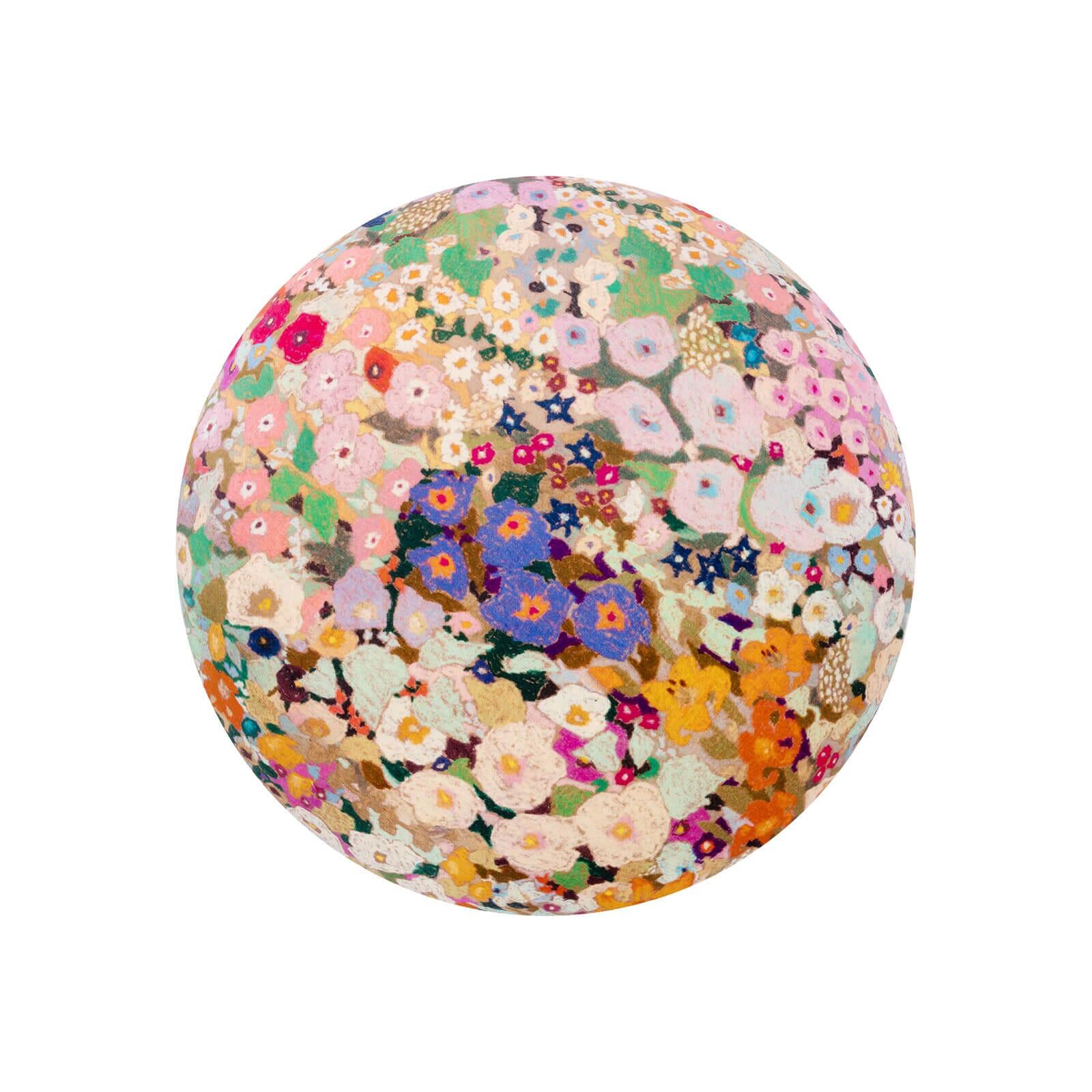 In a beautiful, rounded shape harking back to times passed, this handcrafted ottoman is swathed in the meadow of wildflowers that is HOLLYHOCKS. In the vibrant ‘Spring’ cotton velvet, this timeless piece will add instant style to any space.

Each