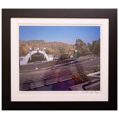 Retro Hollywood Bowl Color Chromogenic Photographic Print by Julius Shulman, Signed