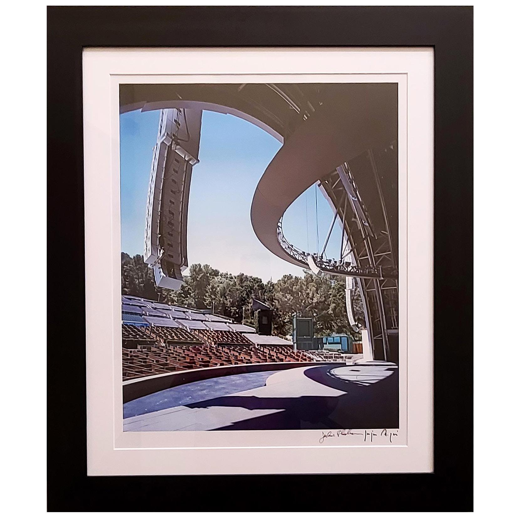 Hollywood Bowl Stage Color Chromogenic Photographic Print by Julius Shulman For Sale