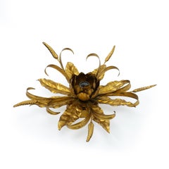 Hollywood Chique Hans Kögl Ceiling Lamp, 1980s