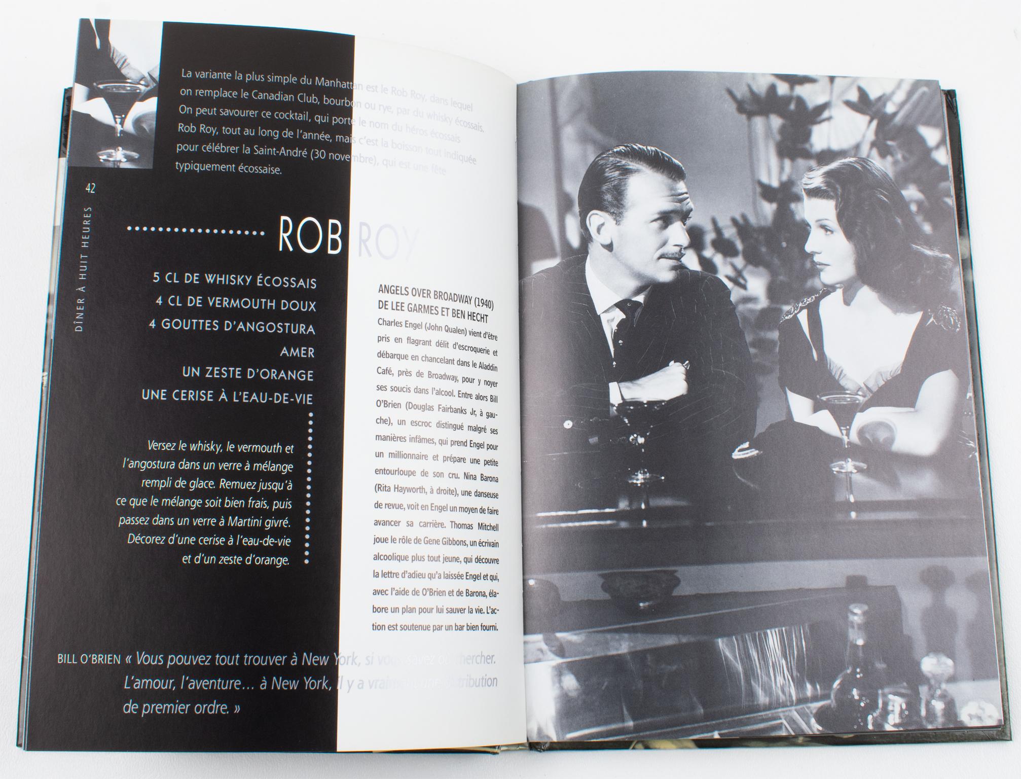 Contemporary Hollywood Cocktails Book by Tobias Steed, French Edition, 2000