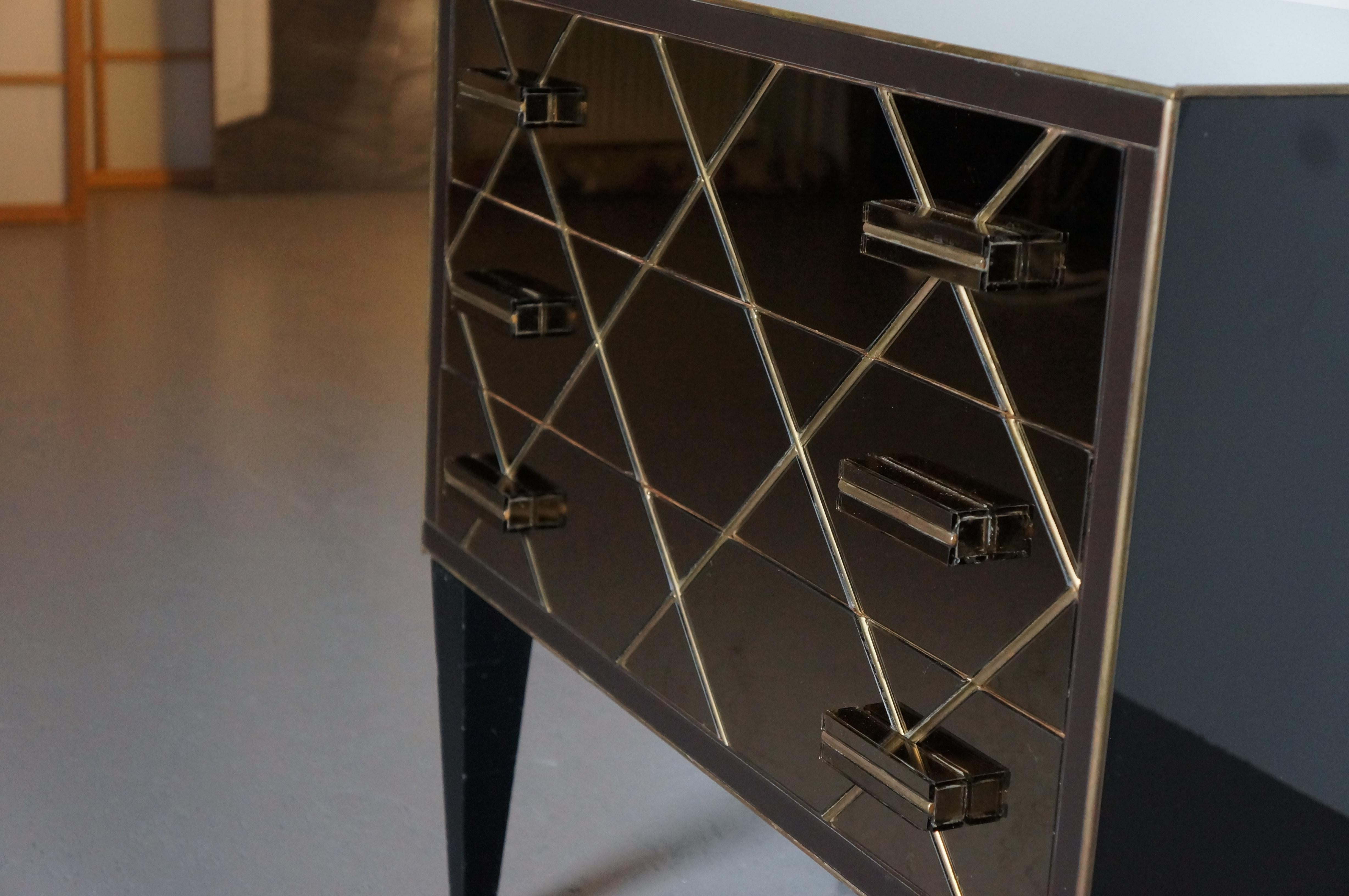Hollywood Glamour Commode, 2000s In Fair Condition For Sale In Munich, DE
