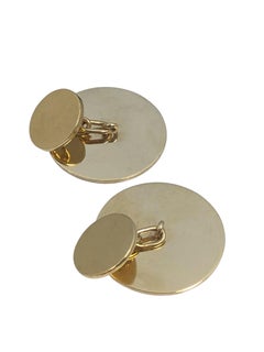 Hollywood Icon Jerry Lewis owned and worn New York Yankees Yellow Gold Cufflinks