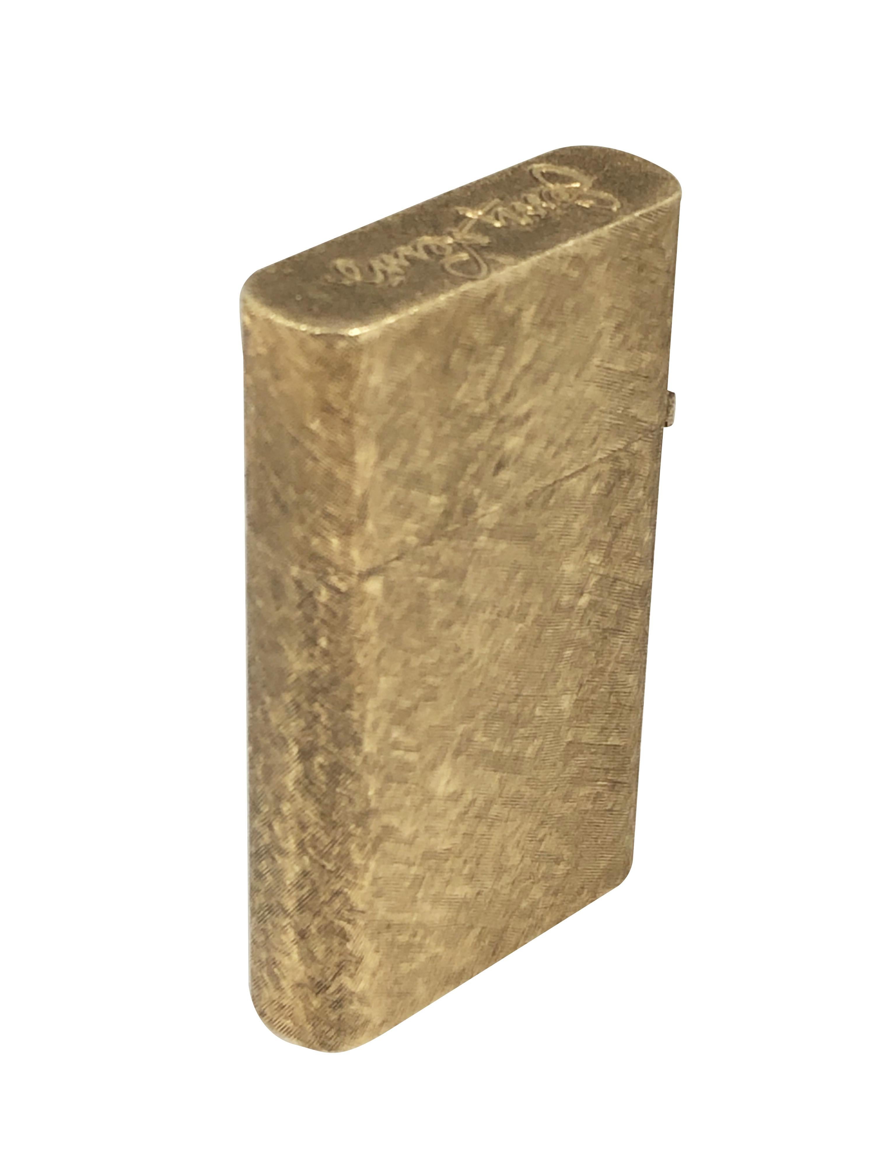 Hollywood Icon Jerry Lewis owned Yellow Gold Lighter By William Ruser ...