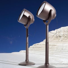 Hollywood, Lampada da terra da esterno dimmerabile marrone di BrogliatoTraverso, Made in Italy