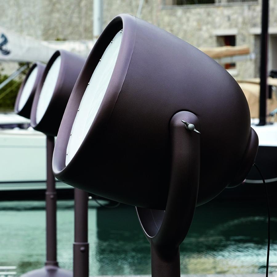 Moderne Lampadaire d'extérieur à intensité variable, Brown, fabriqué en Italie par BrogliatoTraverso en vente
