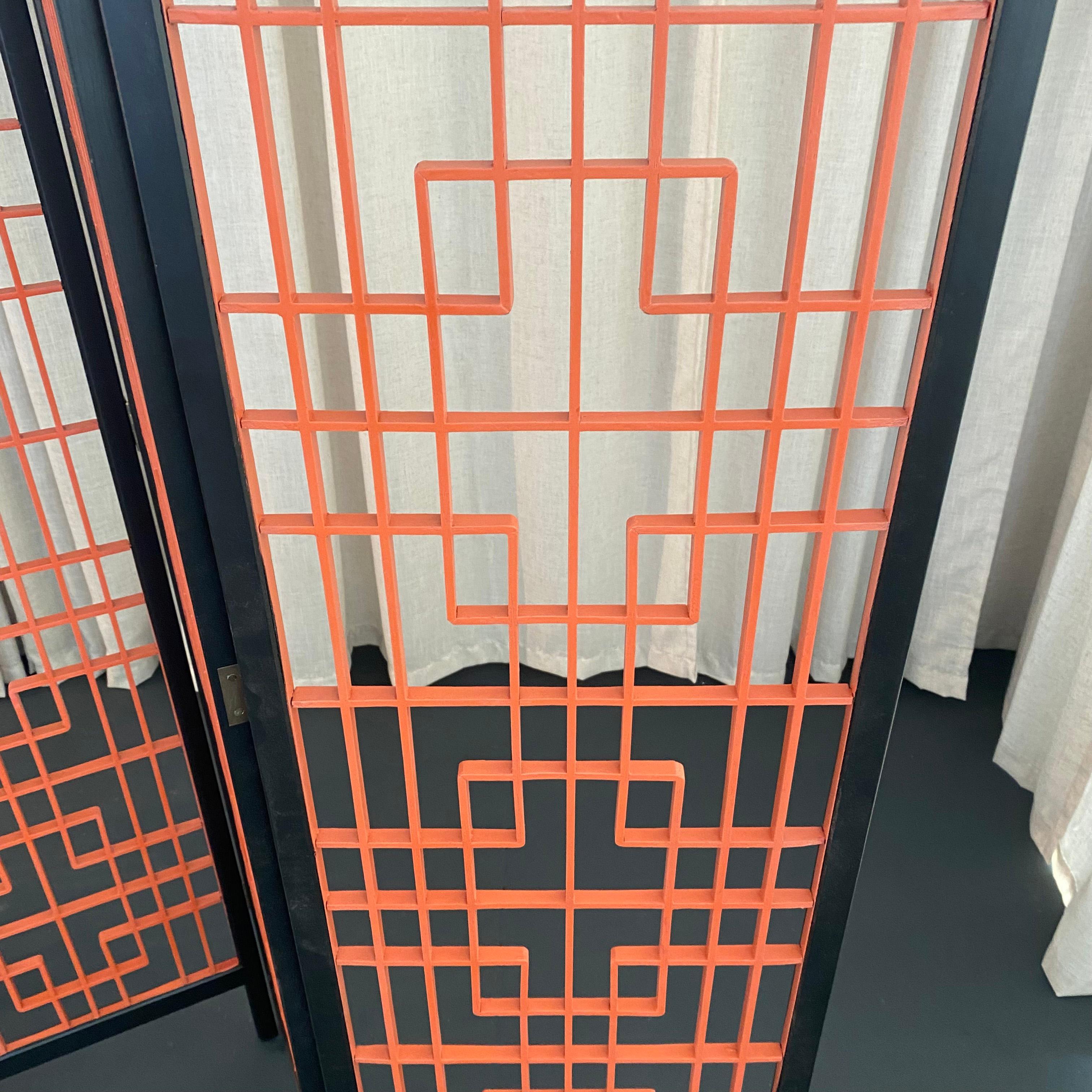 Hollywood Regency 6-Panel Decorative Screen Room Divider (écran décoratif à 6 panneaux) en vente 1
