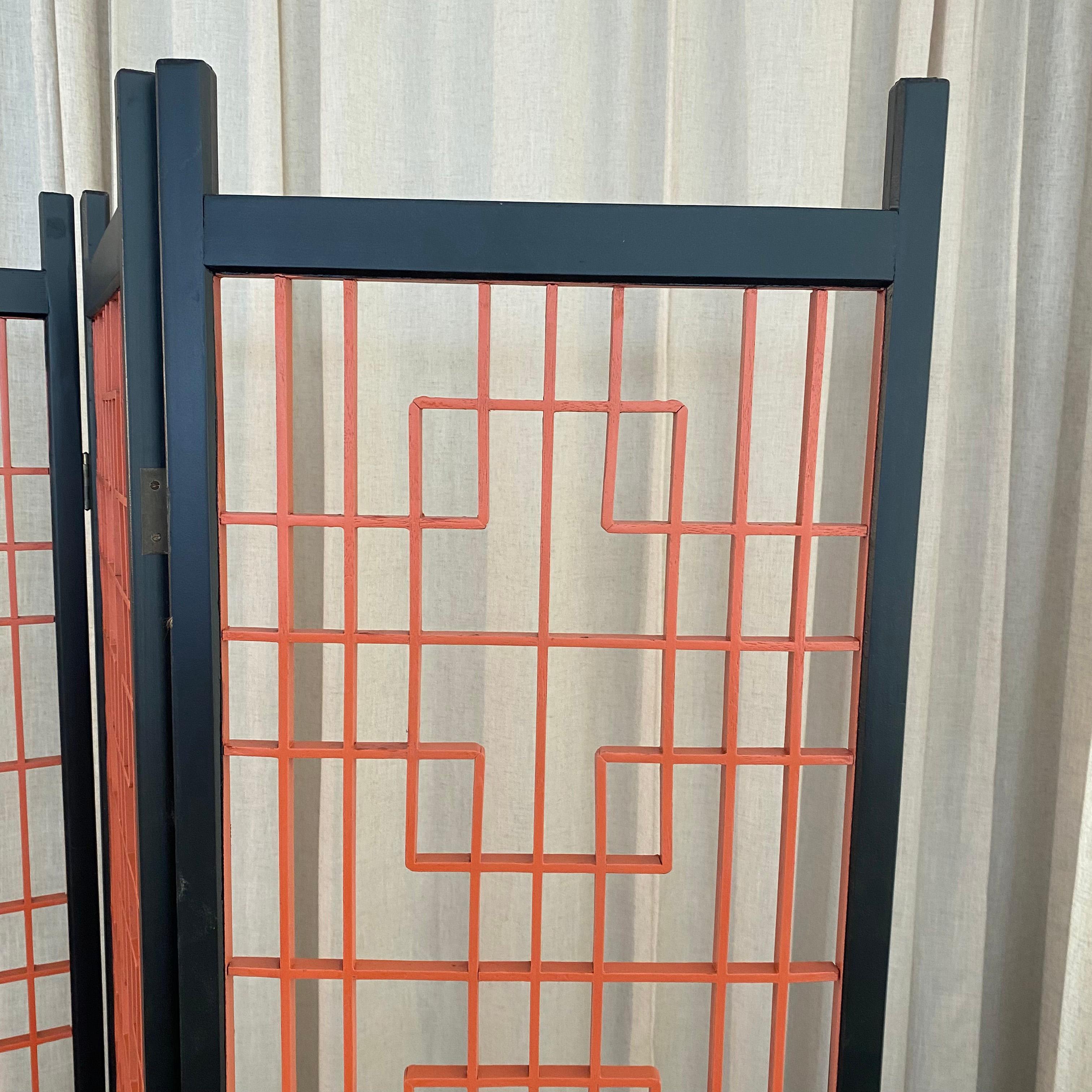 Hollywood Regency 6-Panel Decorative Screen Room Divider (écran décoratif à 6 panneaux) en vente 2