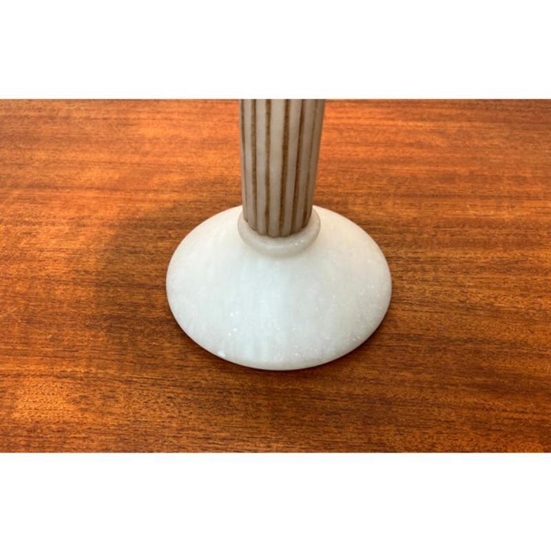 Hollywood Regency Alabaster Table Lamp For Sale 2