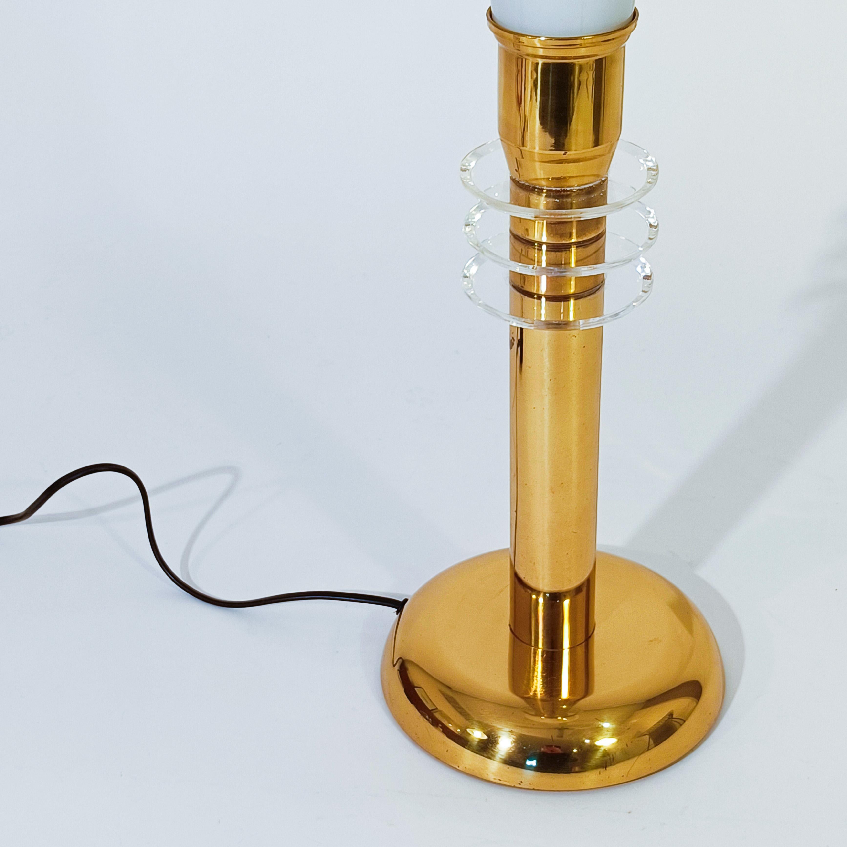 Hollywood Regency. Lámpara de sobremesa Art Decó Revival de Paul Hanson, EE.UU., 1970 en venta 3