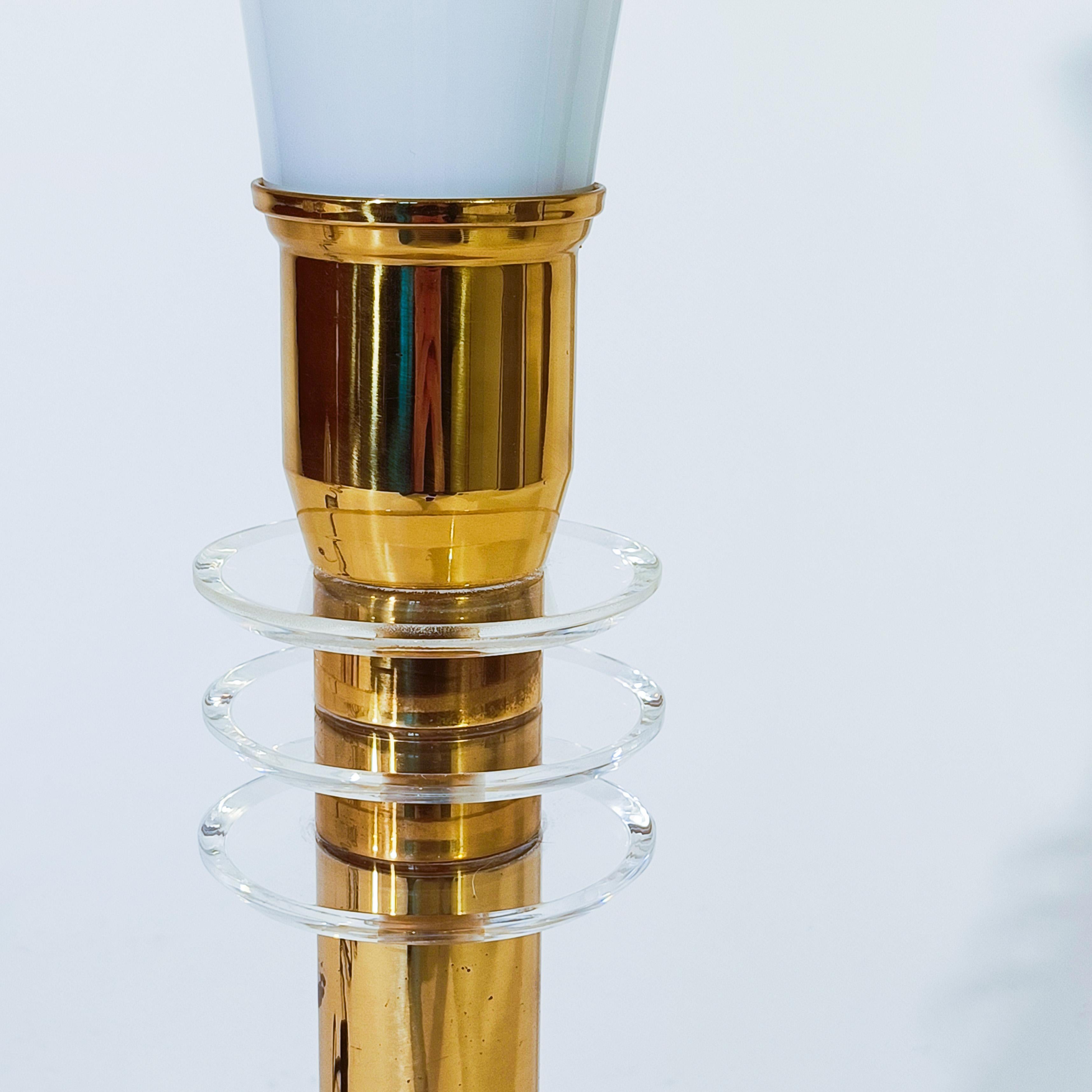 Hollywood Regency. Lámpara de sobremesa Art Decó Revival de Paul Hanson, EE.UU., 1970 en venta 2