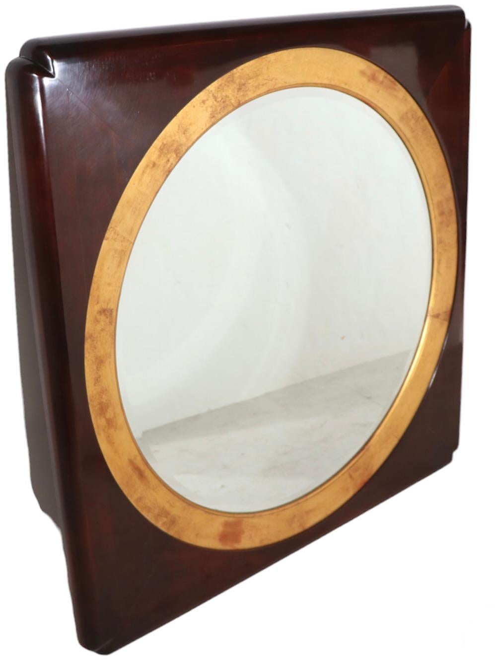 Hollywood Regency Asia Modern Style Mirror by Henredon, Ca 1970/1980's For Sale 8