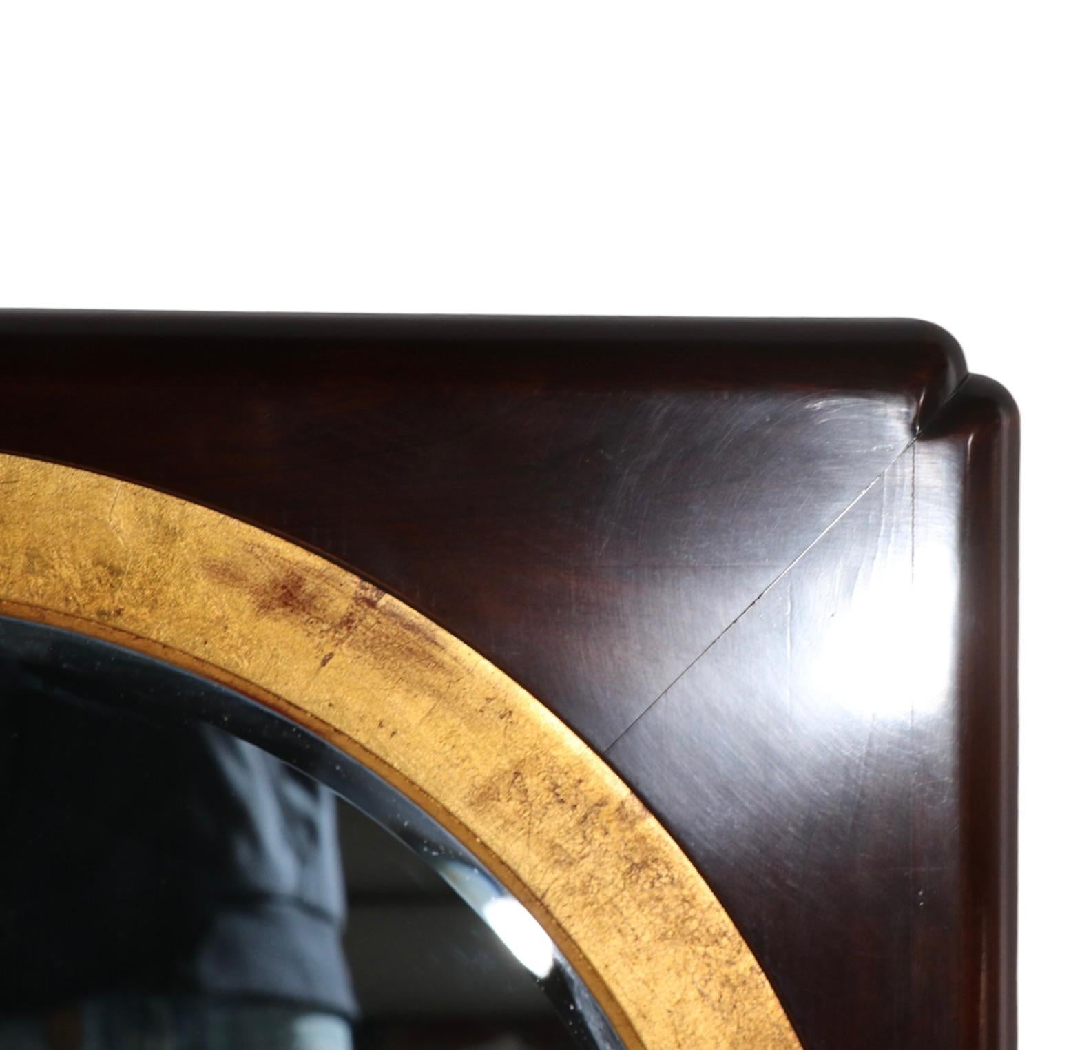 Hollywood Regency Asia Modern Style Mirror by Henredon, Ca 1970/1980's For Sale 1