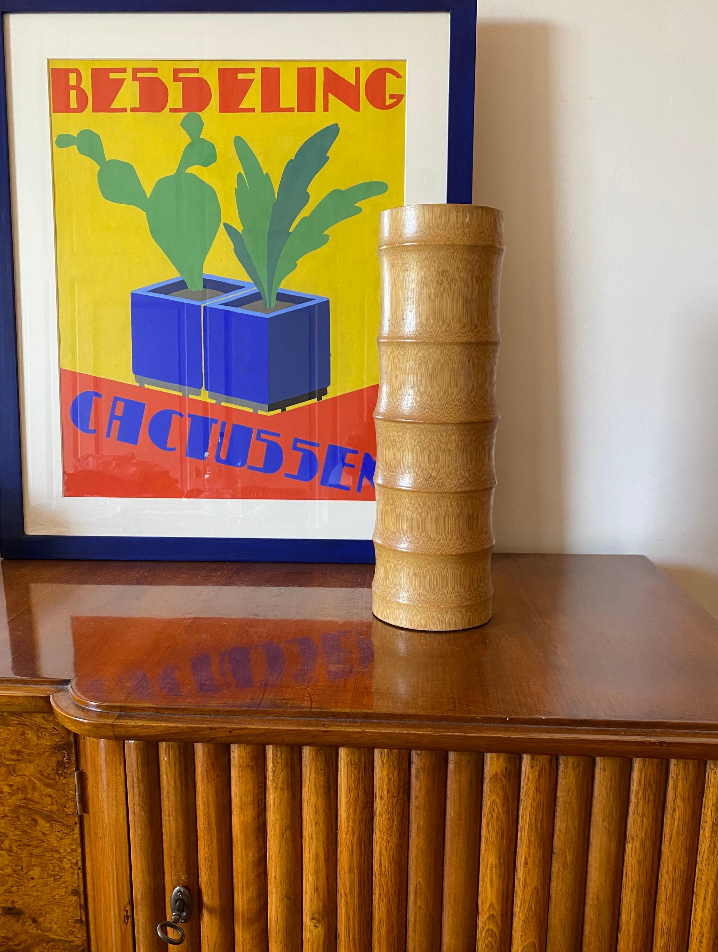 Jarrón de bambú Hollywood regency, Italia 1970 en venta 10