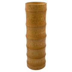 Hollywood-Regency-Bambusvase, Italien 1970