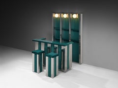 Hollywood Regency Bar Cabinet in the Style of Willy Rizzo