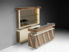 Hollywood Regency Bar Cabinet in the Style of Willy Rizzo