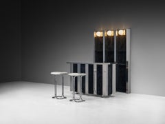 Hollywood Regency Bar Cabinet in the Style of Willy Rizzo