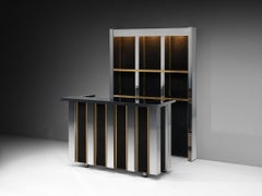Hollywood Regency Bar Cabinet in the Style of Willy Rizzo