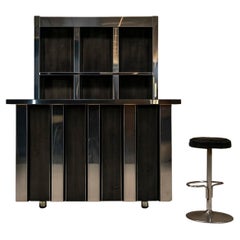 1970s home bar for sale Hollywood Regency Bar IIn The Style Of Willy Rizzo, Italy 1970s