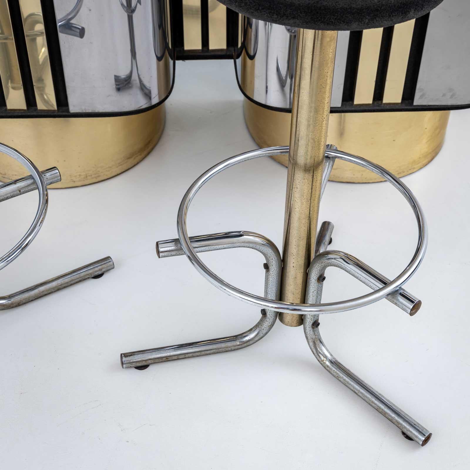 Late 20th Century Hollywood Regency Bar with Counter, Italy 1970s For Sale