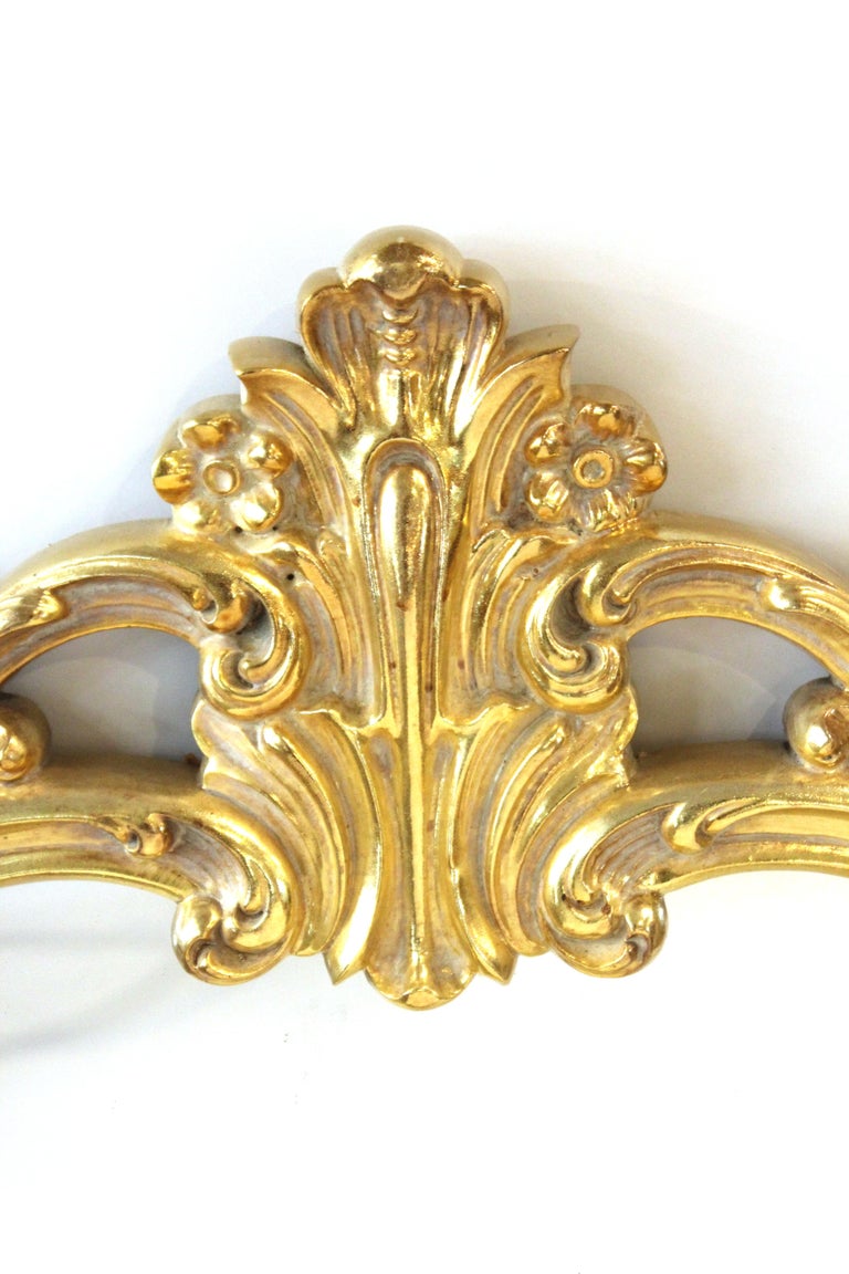 Hollywood Regency Baroque Revival Style Gold Frame Mirror at 1stDibs ...