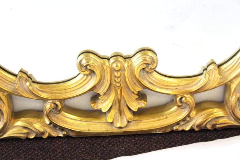 Hollywood Regency Baroque Revival Style Gold Frame Mirror at 1stDibs ...