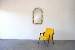 Spiegel im Hollywood-Regency-Stil mit belgischem vergoldetem Eisenbogen von Deknudt, für Labarge Mirrors