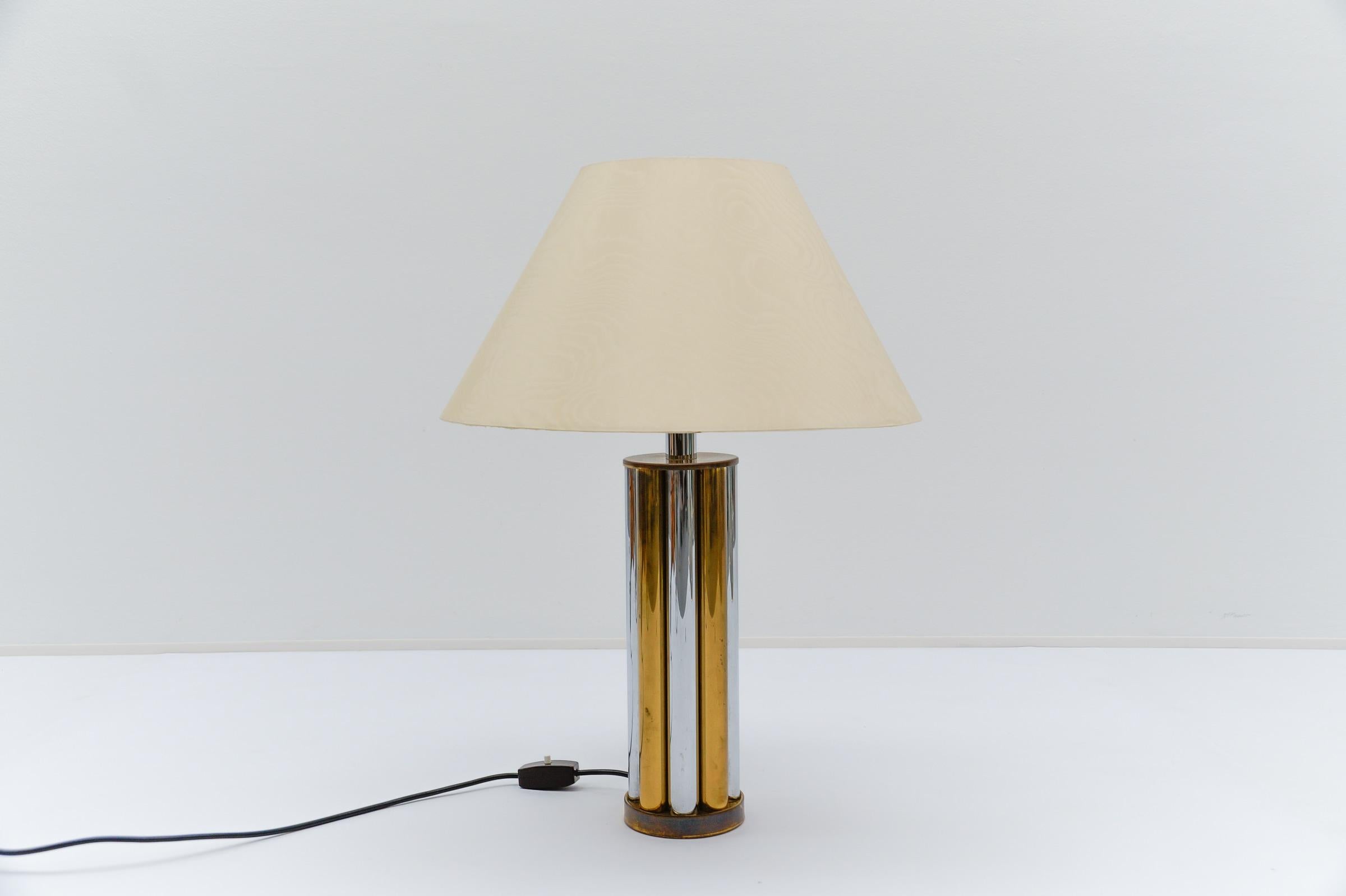 Hollywood Regency Bicolor Table Lamp Base by Leola, Germany, 1970s For Sale 5