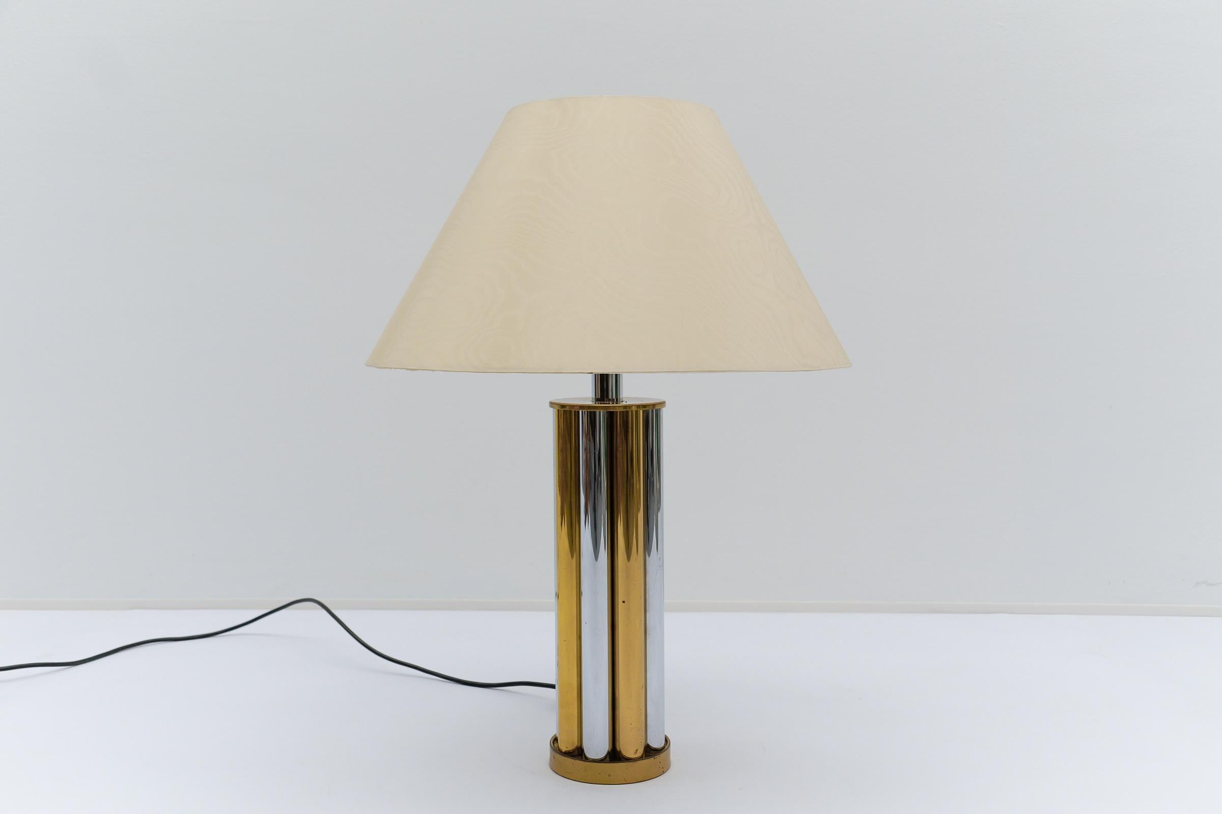 Hollywood Regency Bicolor Table Lamp Base by Leola, Germany, 1970s For Sale 3