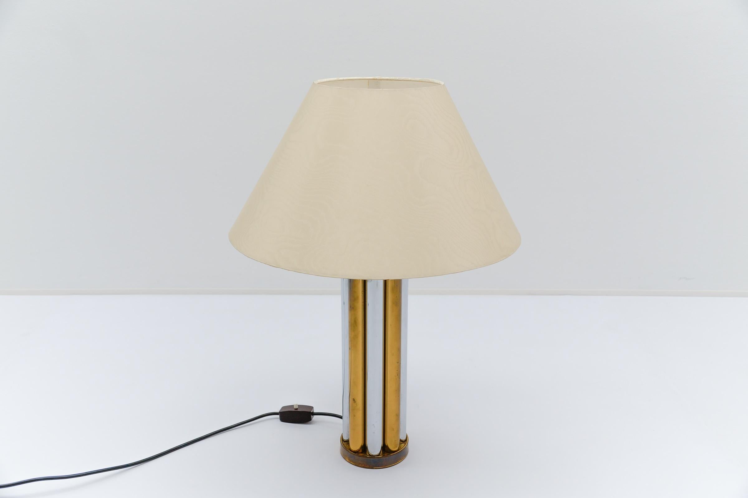 Hollywood Regency Bicolor Table Lamp Base by Leola, Germany, 1970s For Sale 4