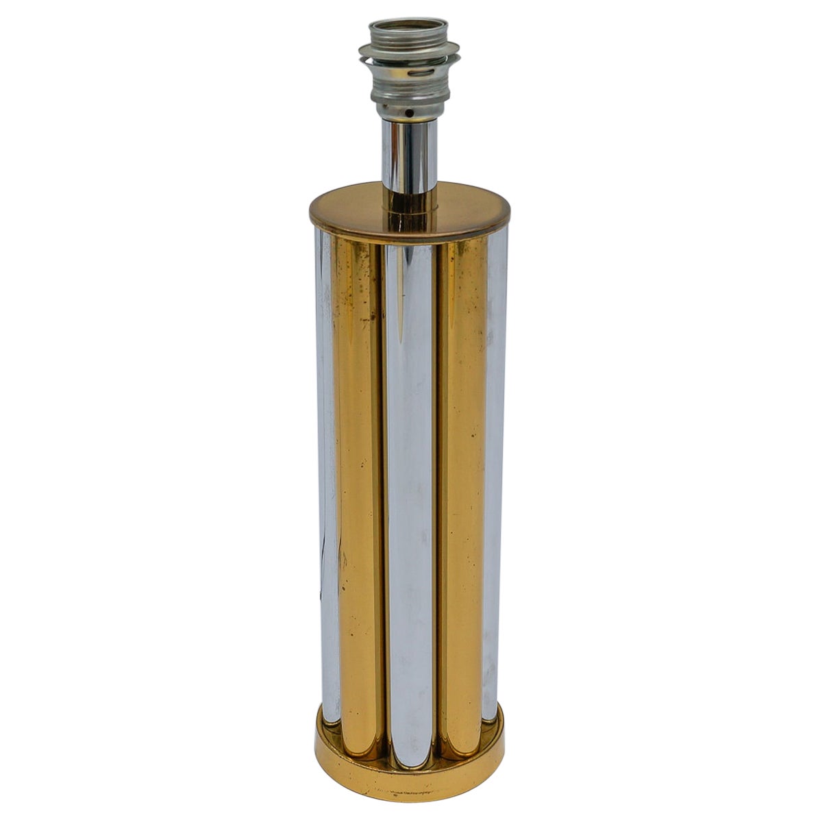 Base de lampe de table bicolore Hollywood Regency par Leola, Allemagne, 1970