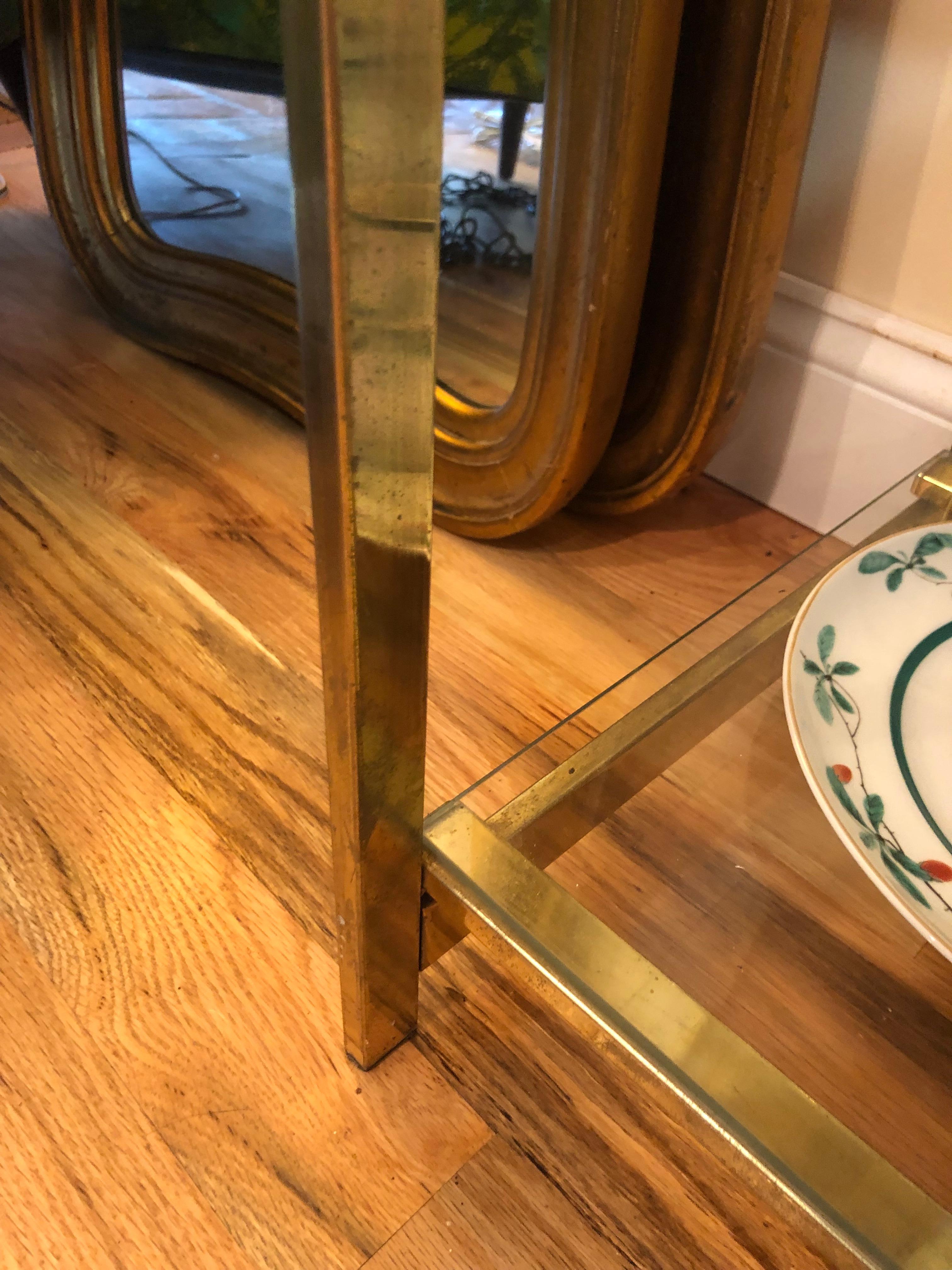 Hollywood Regency Brass Etagere 4