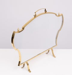 Hollywood Regency Brass Fire screen 1970s France