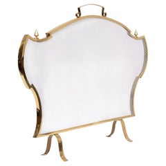 Hollywood Regency Brass Fire screen 1970s France