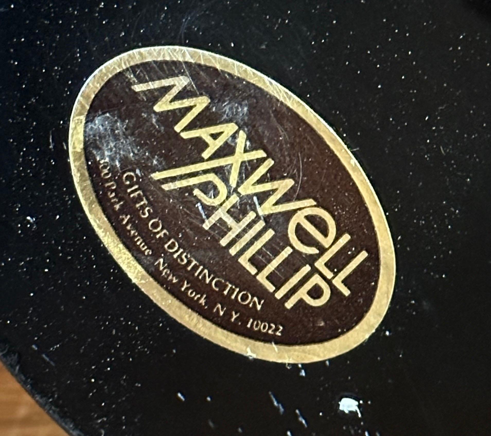 Hollywood-Regency-Cocktail-Barbesteck aus Messing von Maxwell Phillips, fünfteilig im Angebot 10