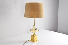 Hollywood Regency Brass Mariner Table Lamp Mid Century, Spain 70s